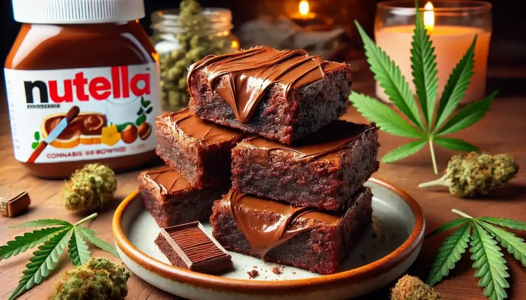 easy cannabis nutella brownies recipe